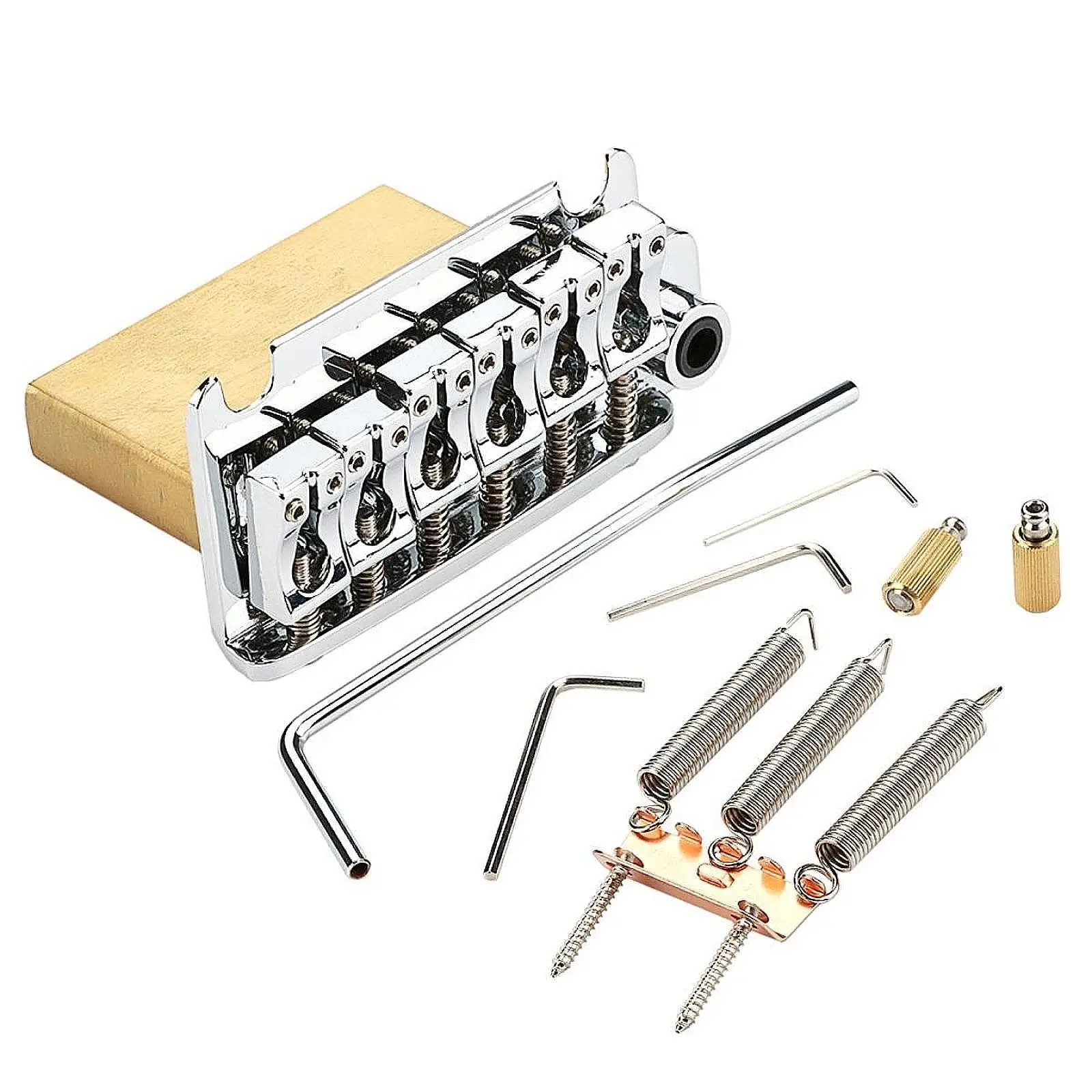 

Heavy Duty Electric Guitar Tremolo Bridge Complete Install Kit CNC Machine with