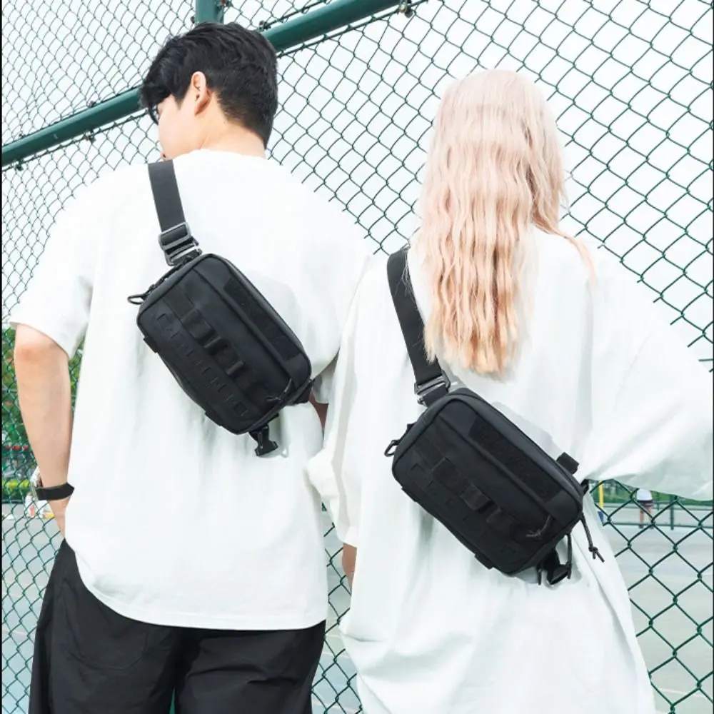 Adjustable Running Vest Backpacks Nylon Waterproof Sports Chest Pack Durable Lightweight Camping Bum Bags Cycling