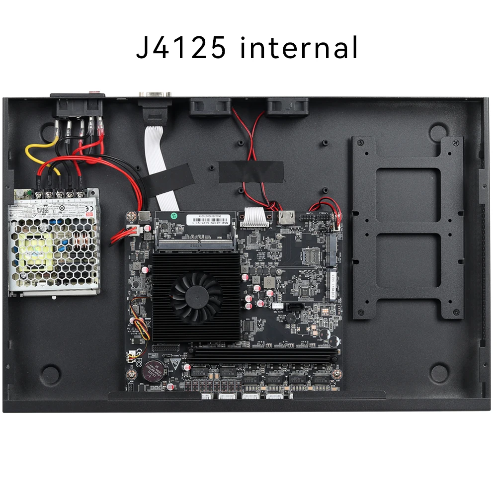 1U Firewall Network Server Intel Core I5-6200U 8260U J4125 3865U 6x Gigabit Ethernet Support Windows Linux Pfsense