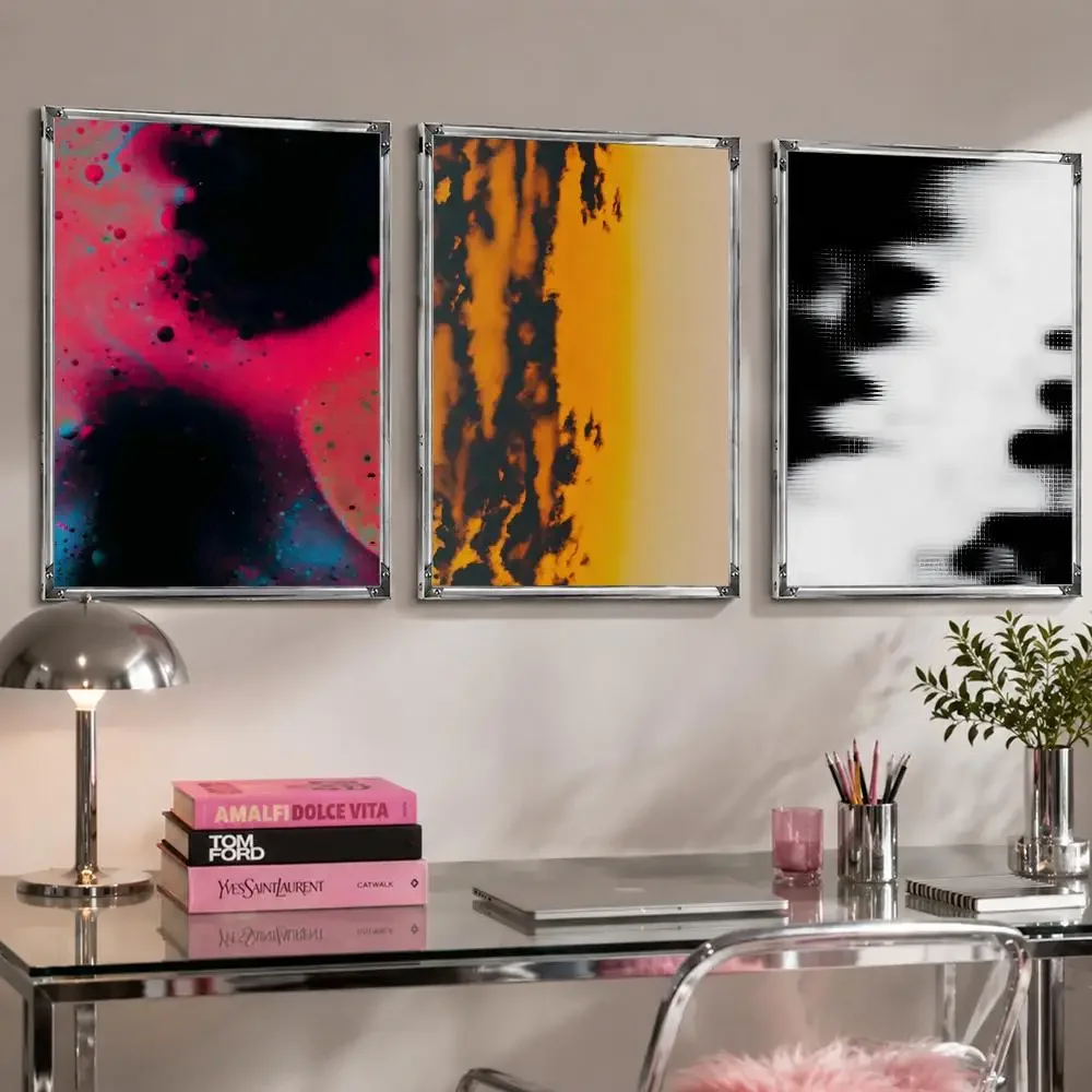 Artist Visual O-Omar Belattar Poster Self Adhesive Wall Decor Waterproof Removable for Bedroom Living Room bar Gift