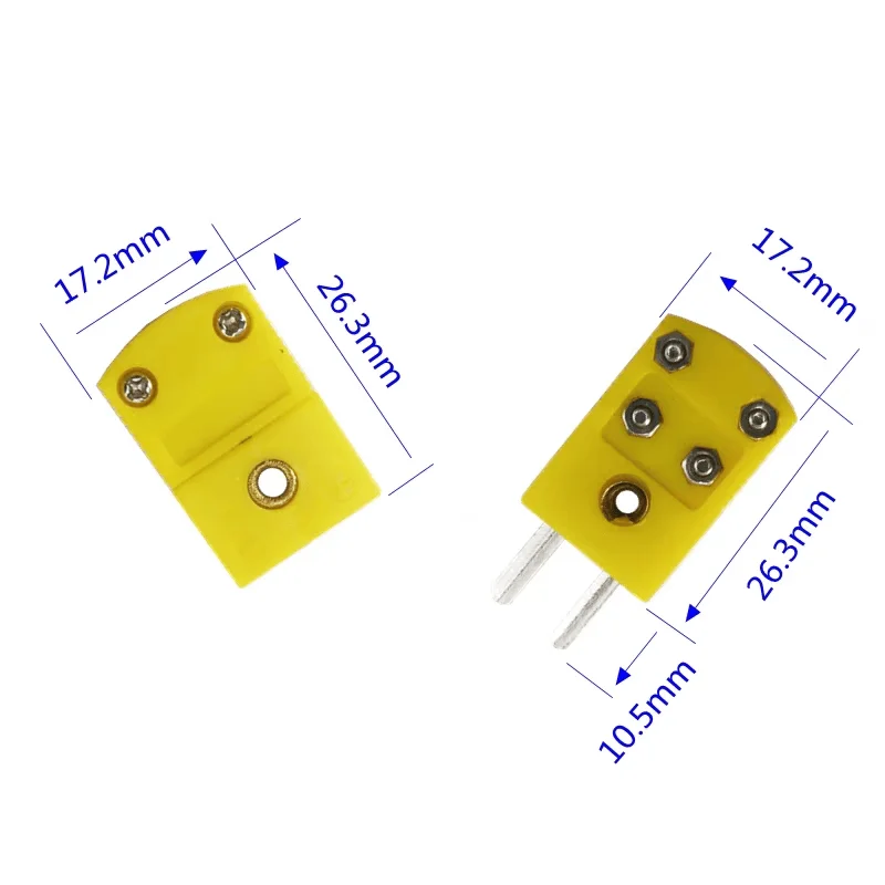 

Economical Type K Thermocouple, Male + Female