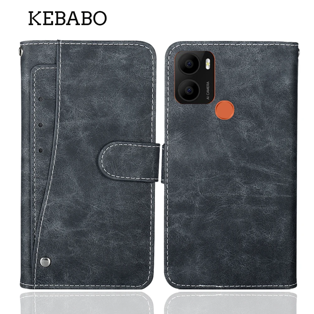 Leather Wallet Blu …