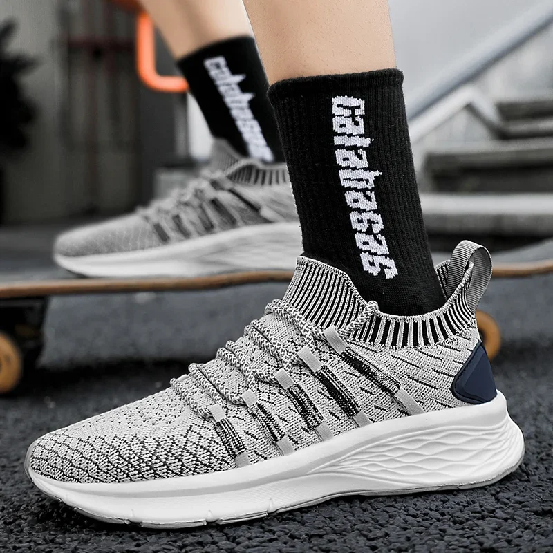 Mijia Athletic Shoes for Men Sneakers Running Sport Comfortable Breathable Light Trainning Durable Outsole Non-Slip Tennis Shoes