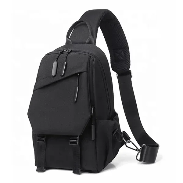 Men's Sports Chest Bag Waterproof Wear-resistant Multi-compartment Shoulder Crossbody Bag Outdoor Sports Travel