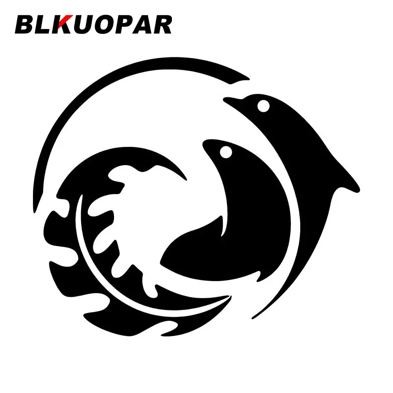 

BLKUOPAR Fish Clipart Funny Car Stickers Occlusion Scratch Anime Decal Personality Car Accessories Trunk Motorcycle Graphics