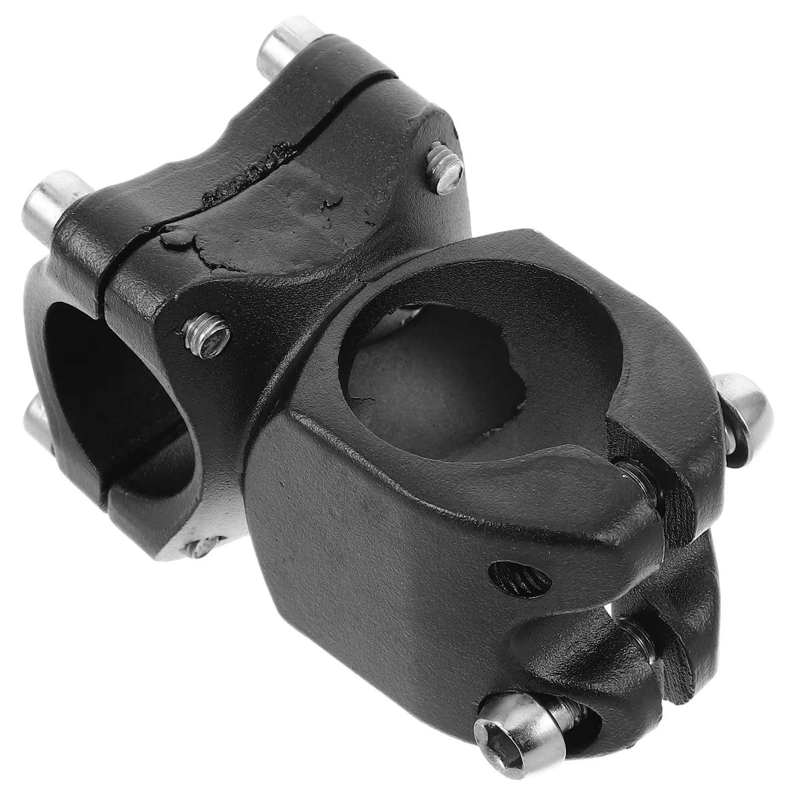 Bike Stem Aluminum Alloy Handlebar Riser Lightweight Durable Shockproof Comfortable Touch Texture Suitable Road Mountain Bikes