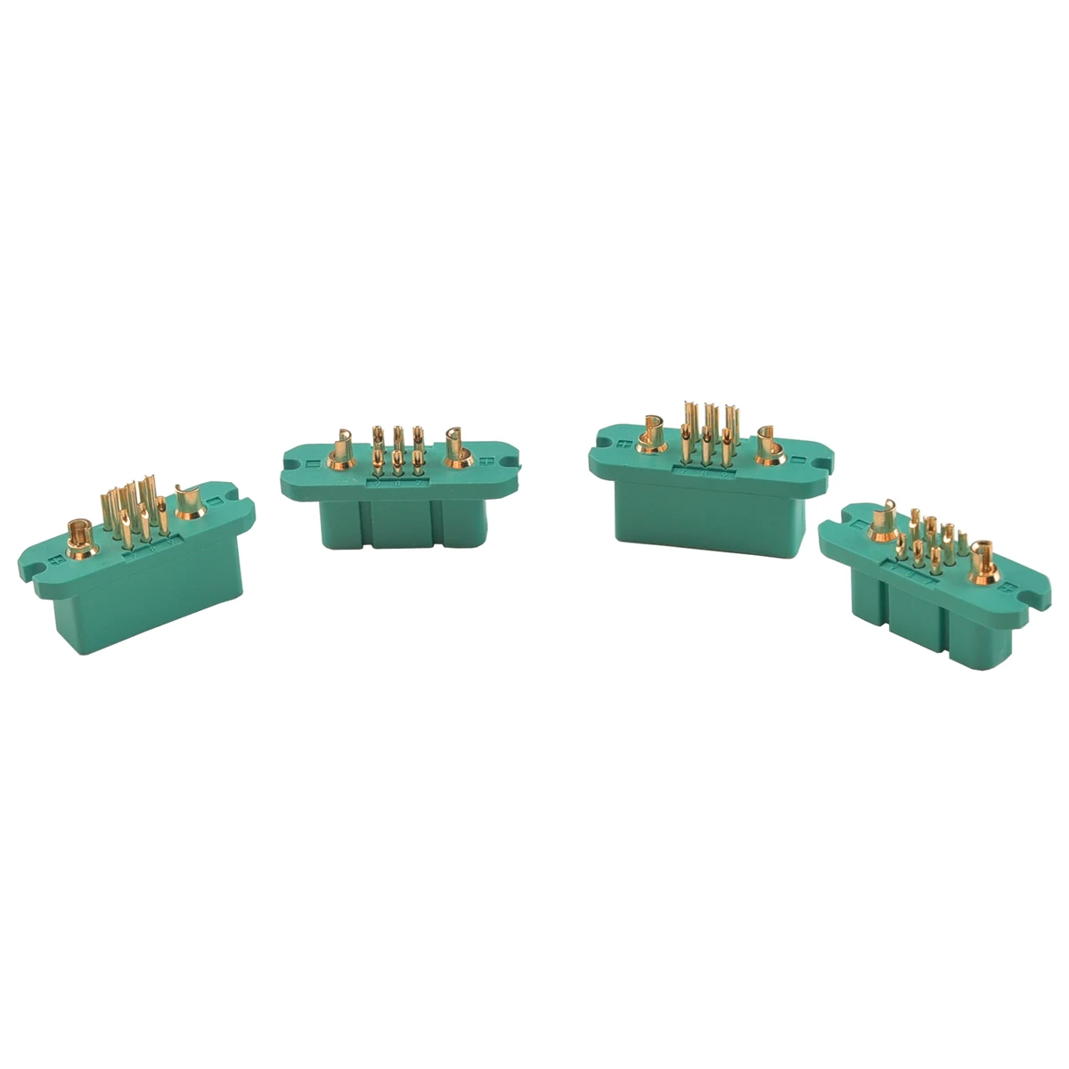 2 Pair VTOL Pro MPX2+9 Connector JX9 Multi Wire Servo Extension Male Female Plug Signal For RC Model