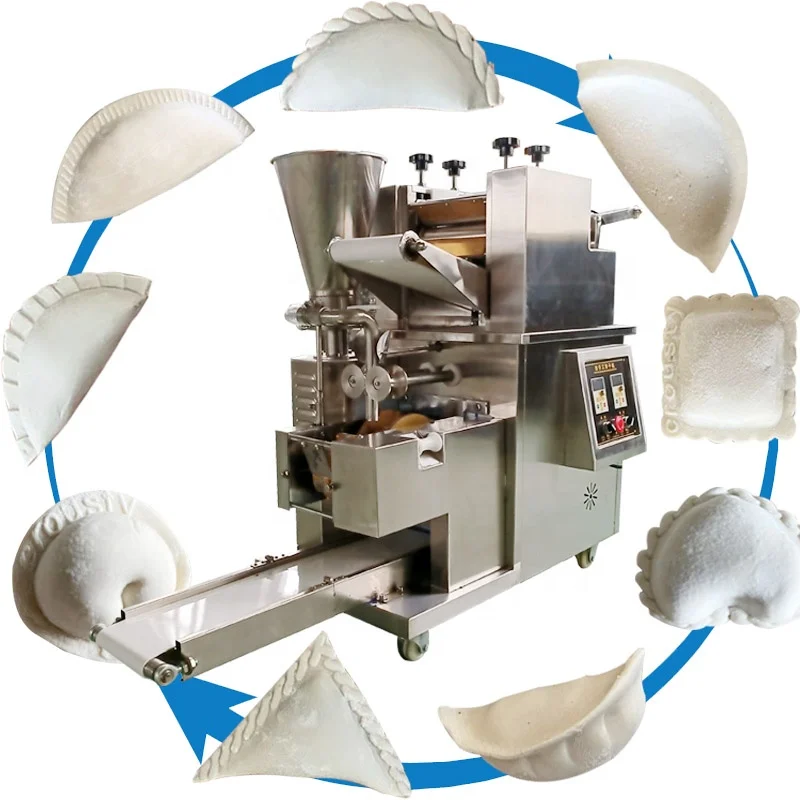 

Industrial Full Automatic Dumpling Gyoza Making Machine/ravioli Forming Meat Pie Making Machine/sambosa Filling Empanada Machine
