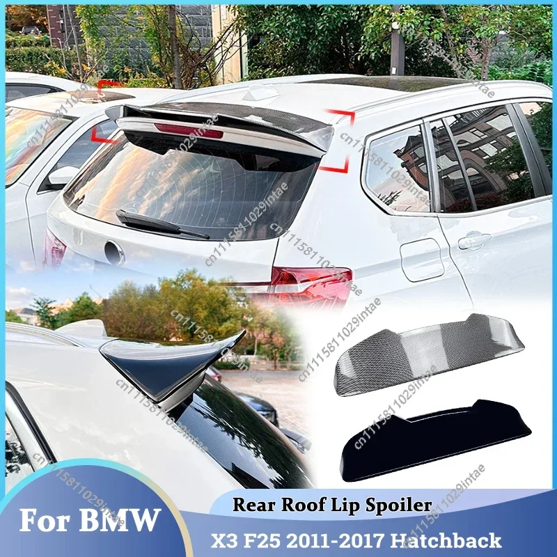 Rear Roof Lip Spoiler Wing Lid for BMW X3 F25 2011-2017 Hatchback Rear Trunk Tail Wings Fixed Wind Spoiler Auto Accessories