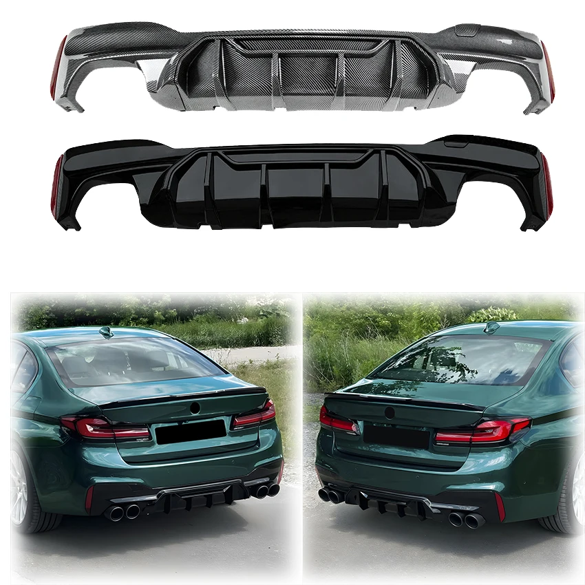 

2017 To 2023 For BMW 5 Series G30 G31 M Sport M Performance Sports Style Rear Bumper Diffuser Splitter Lip Body Kit By ABS