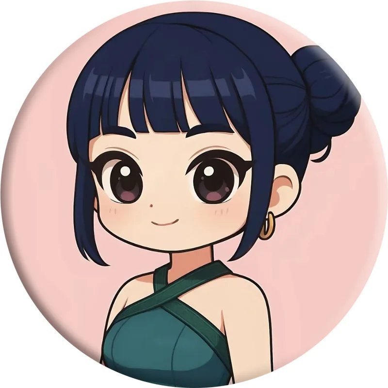 Nuovo Kpop Demon Hunter Girl Group Cartoon Badge Film lucido Spilla in ferro Accessori pendenti per regalo di raccolta di fan