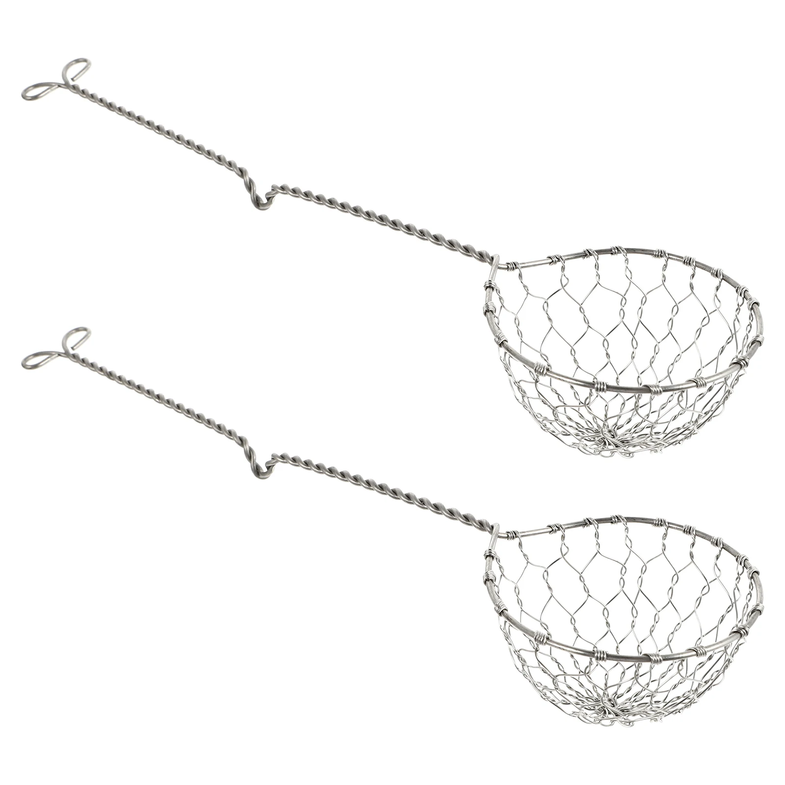 

2pc Stainless Steel Kitchen Scoop Filter Strainer Kitchen Scoop Noodle Tool Practical Filter Spoon Assistant