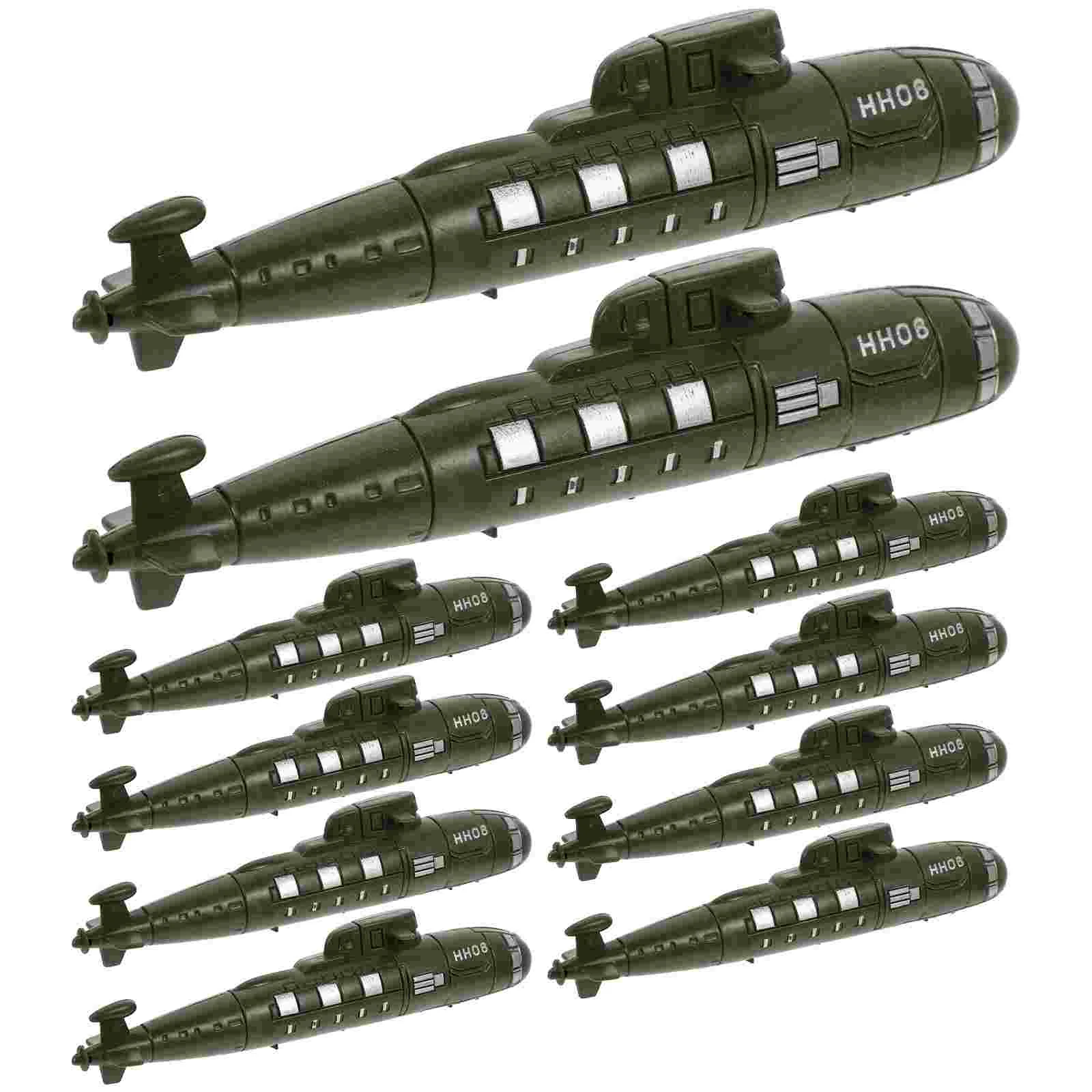

10 Pcs Spaceships Simulated Submarine Small Submarines Models Simulation Toys Child