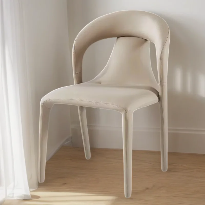 Sedia da pranzo moderna di lusso sedie da comò avanzate trucco singolo mobili da camera da letto cucina da giardino terrazza Stoelen leggero