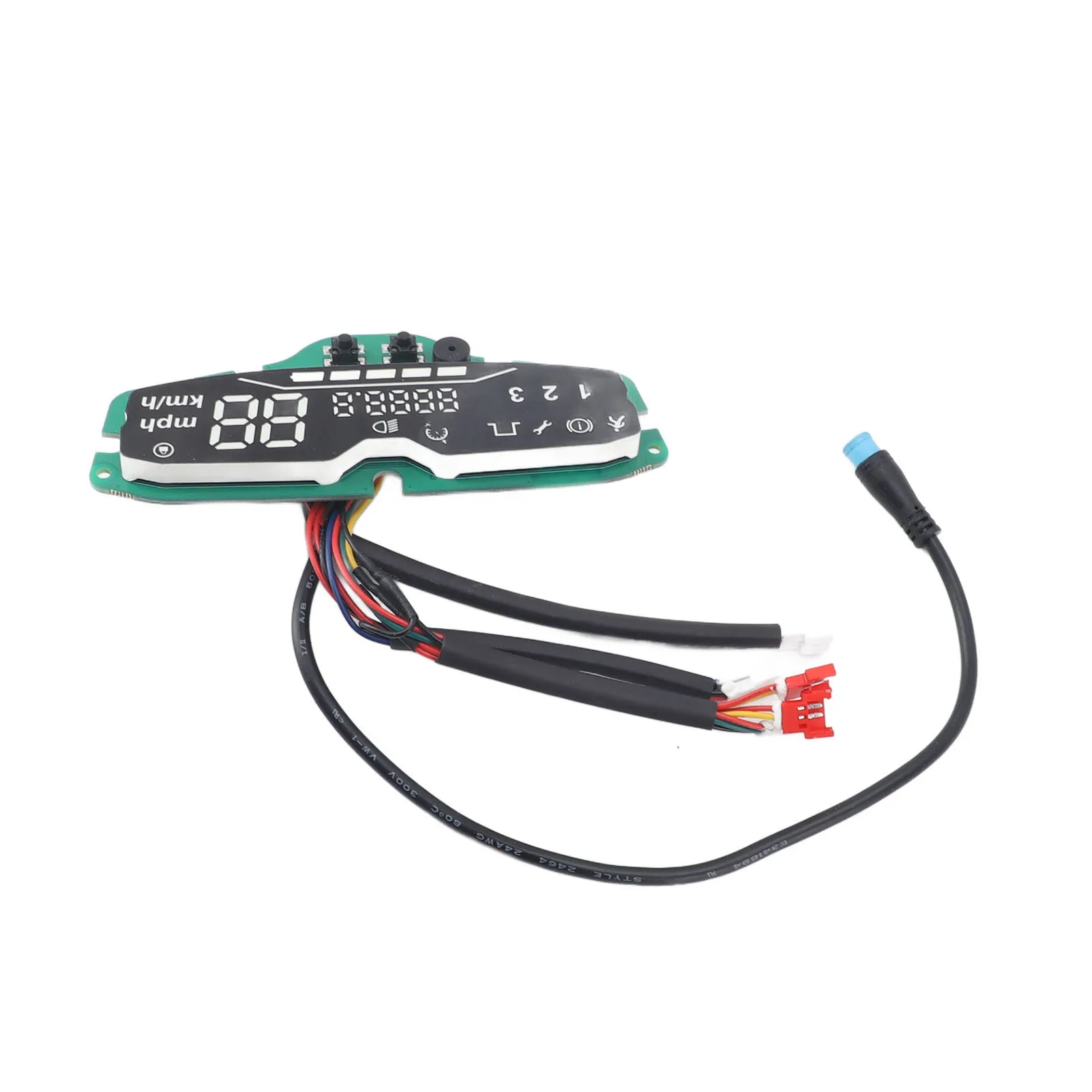 4Pin Electric Scooter Dashboard with Waterproof Display and ABS Material for Easy Installation and Enhanced Performance