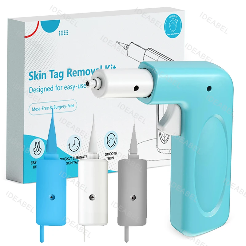 3-in-1 Auto Skin Tag Removal Kit Pijnloos Mol Wrattenverwijderaar Apparatuur Micro Skin Tag Treatment Tool Gemakkelijk schoon te maken Huidverzorgingstool