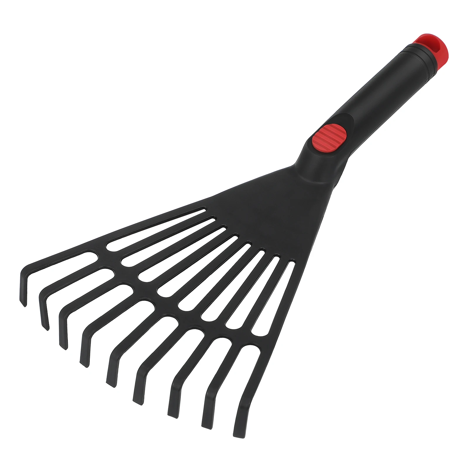 

1pcs Gardening Rake Durable Hand Tool Comfort Handle Leaf Removing Flower Bed Garden Outdoor Small Rake Strong Sturdy Easy Use