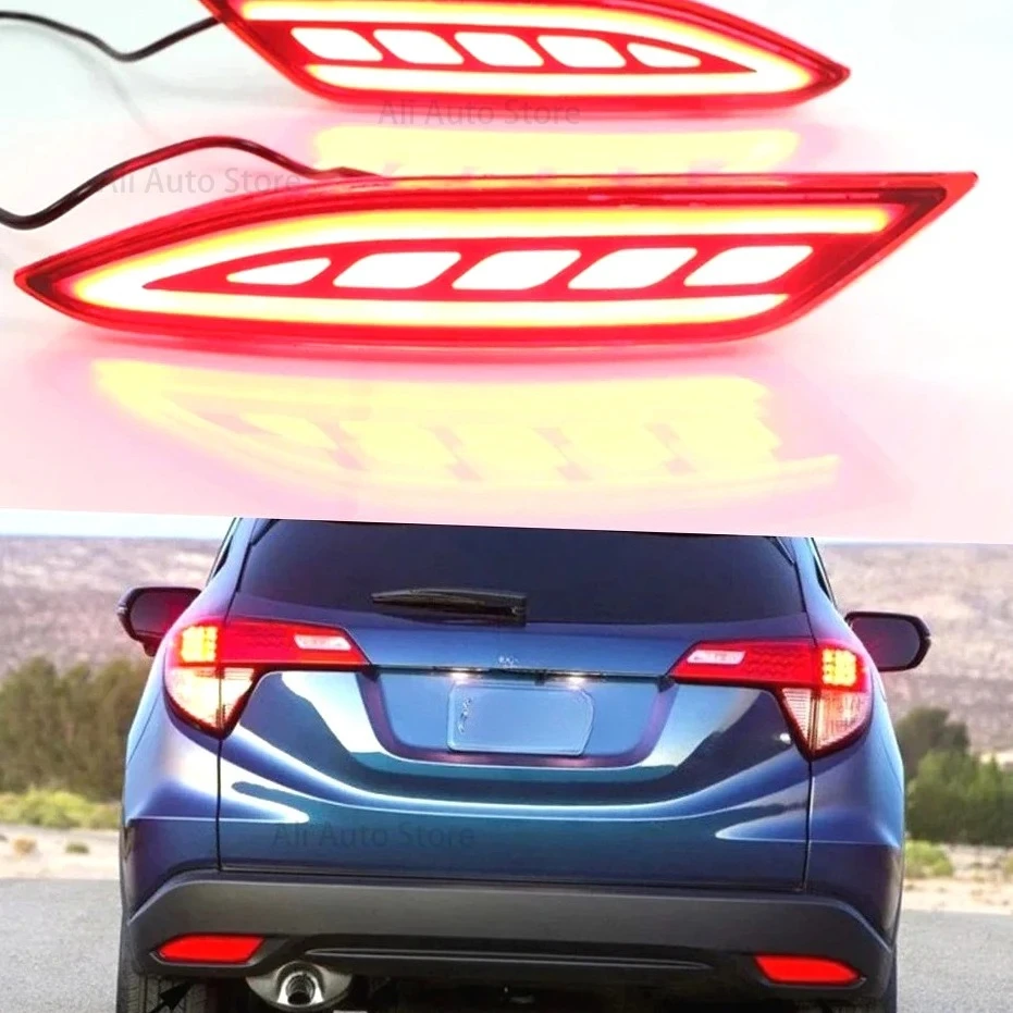 

CSCSNL 1 Set For Honda HR-V HRV Vezel 2014 2015 2016 2017 2018 Rear Lights Brake Lights Rear Bumper Lamp Foglight Warning L