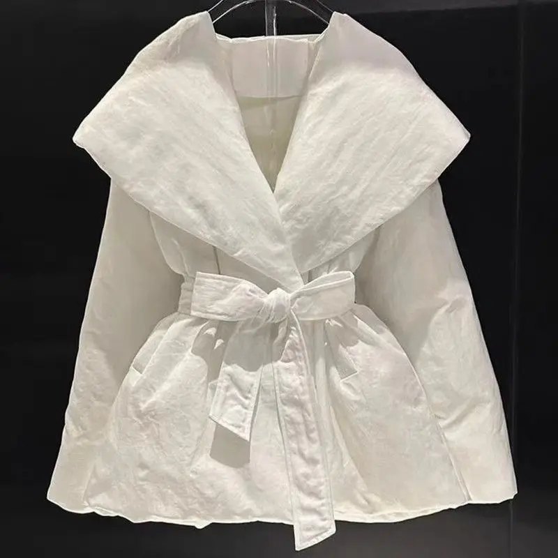 

Women Parkas Cotton Jacket Coat 2026 Autumn and Winter New Warm Long Sleeved Cotton Clothings