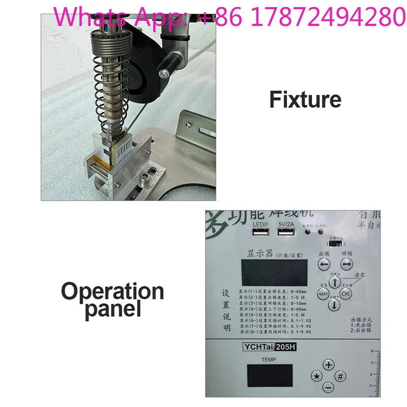 Multifunctional Soldiering Machine Semi-Automatic Soldering Station Precision USB Spot Welding DC Plug Soldering LED Light Power