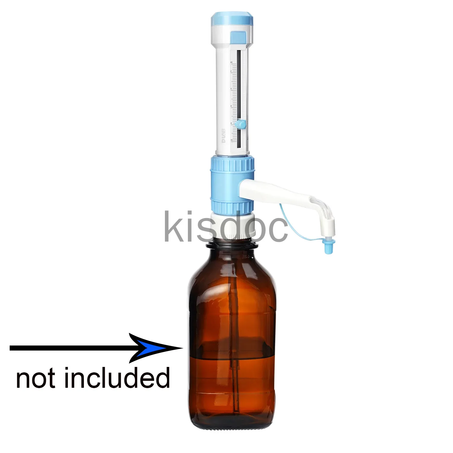

DLAB 0.5-5/1-10/2.5-25/5-50ml Bottle Top Pipette Laboratory Dispenser Strong Chemical Resistance DispensMate Pipettor
