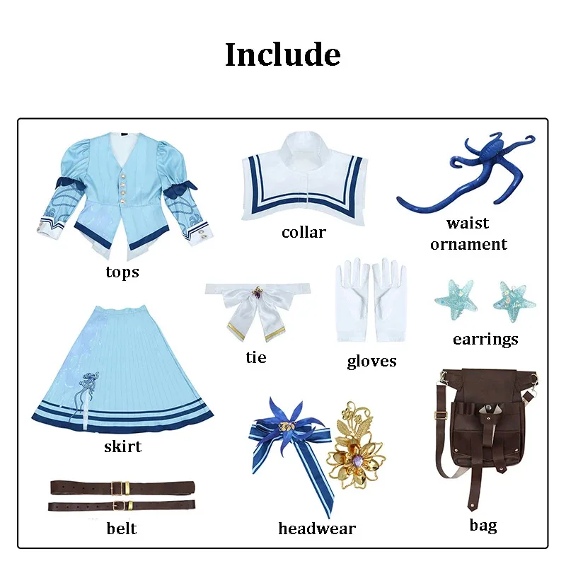 Wig Kostum Cosplay Eternal Flower Doctor Emily Dyer Identity V Gaun Wanita Pakaian Permainan Peran Comic-con Pesta Halloween Ir;l5