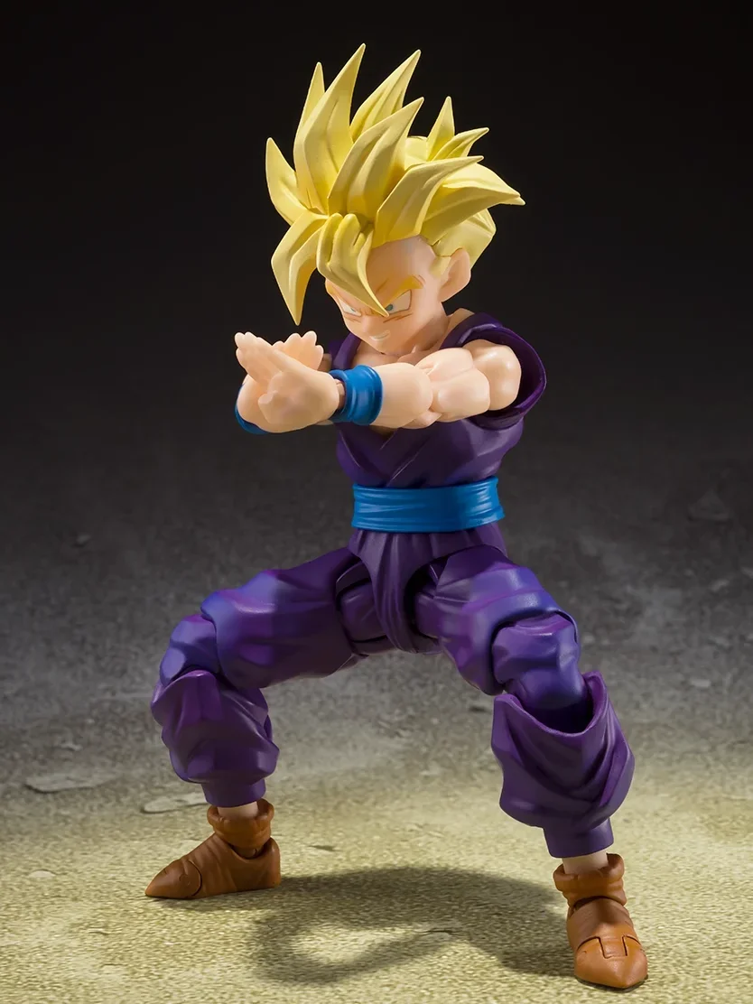 In Stock Original Bandai Dragon Ball Z S.H.F Goku Super Saiyan Son Gohan Anime Action Figures PVC Toys Models Collectible Gifts