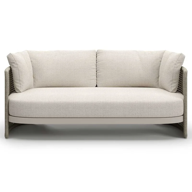 Outdoor leisure sofa furniture, outdoor garden terrace waterproof sunscreen rattan chair sofa combination
