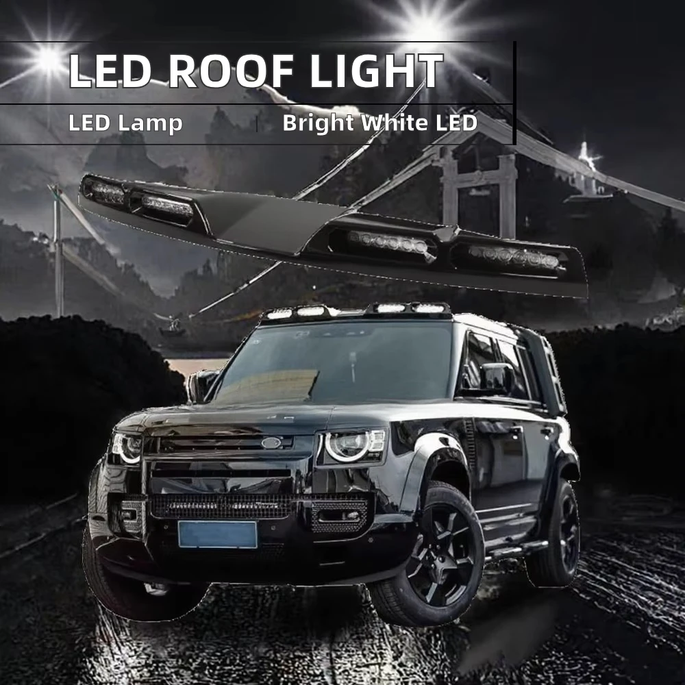 Roof Top Light Led Spotlight Lamp Retrofit for Defender 2020-2025 DRL Automotive Exterior Car Accessories Body Kit