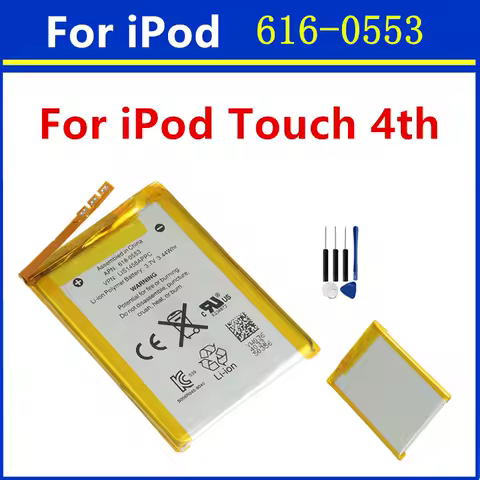 616-0553 / LIS1458APPC Internal Li-Polymer Replacement Battery For iPod Touch 4th Generation 4 4g 616-0552 + Free Tools