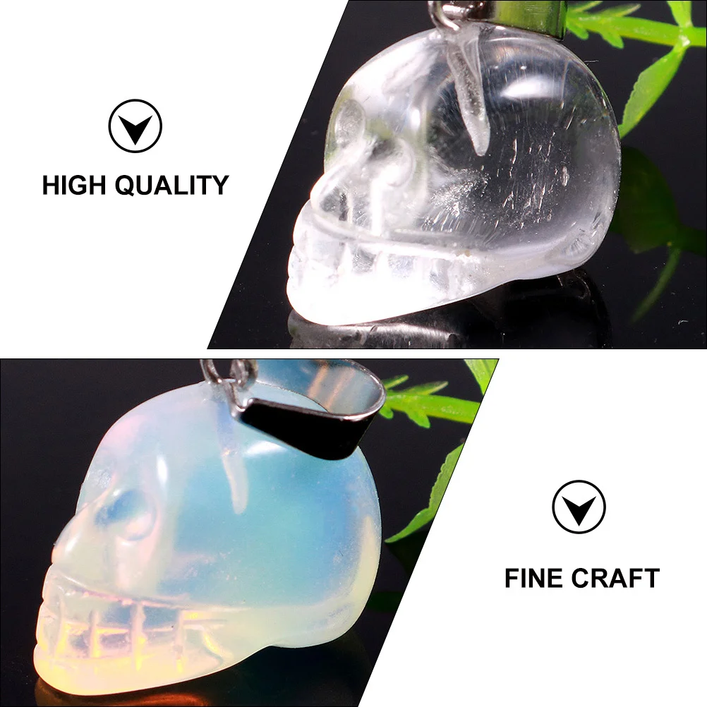 

8Pcs Exquisite Skull Shaped Pendants Durable DIY Jewelry Accessories Necklace Bracelet Craft Pendant Set Jewelry DIY Accessories