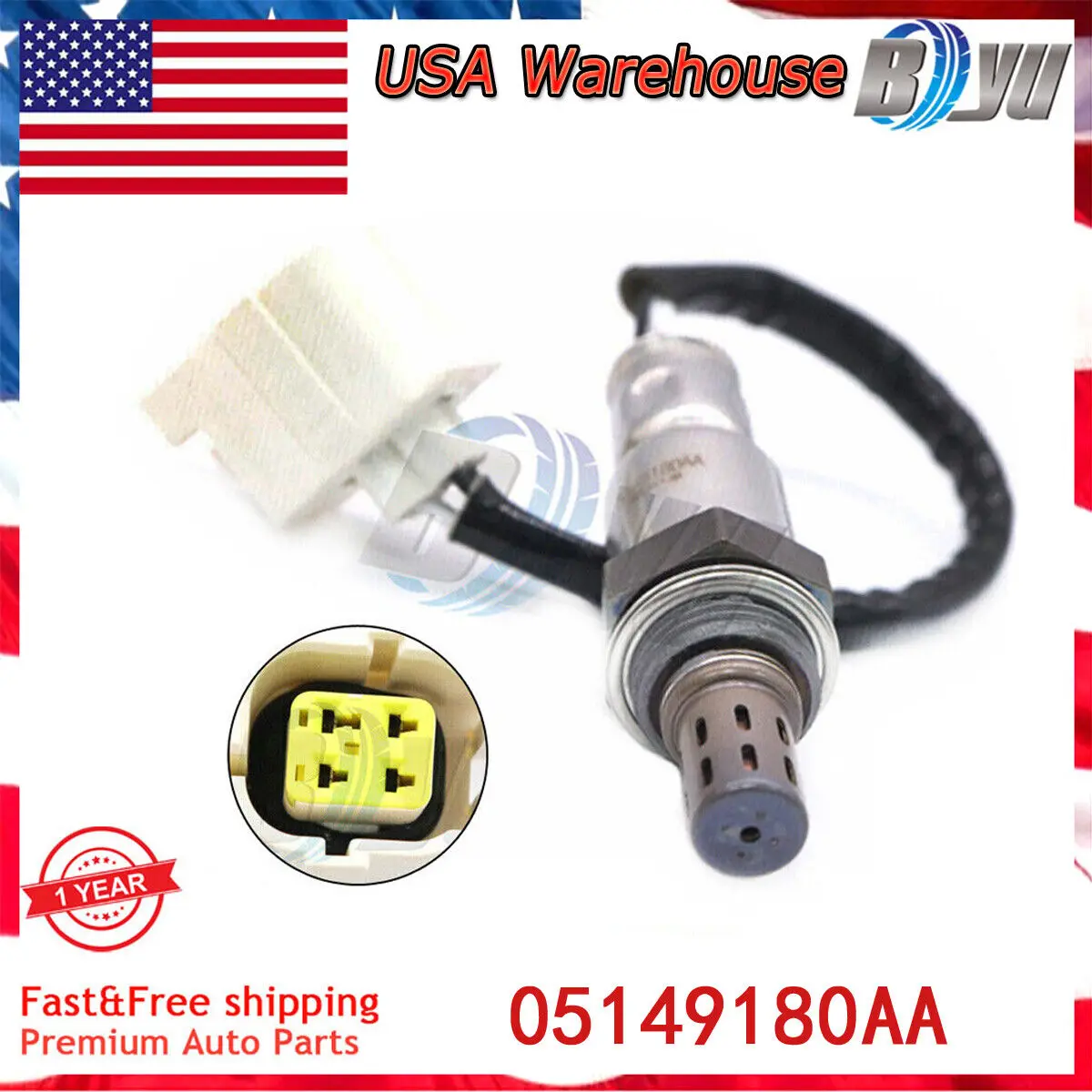 

Air Fuel Ratio Lambda O2 Oxygen Sensor 05149180AA for Chrysler 300 Dodge Charger Dakota Durango Magnum Ram Jeep Commander