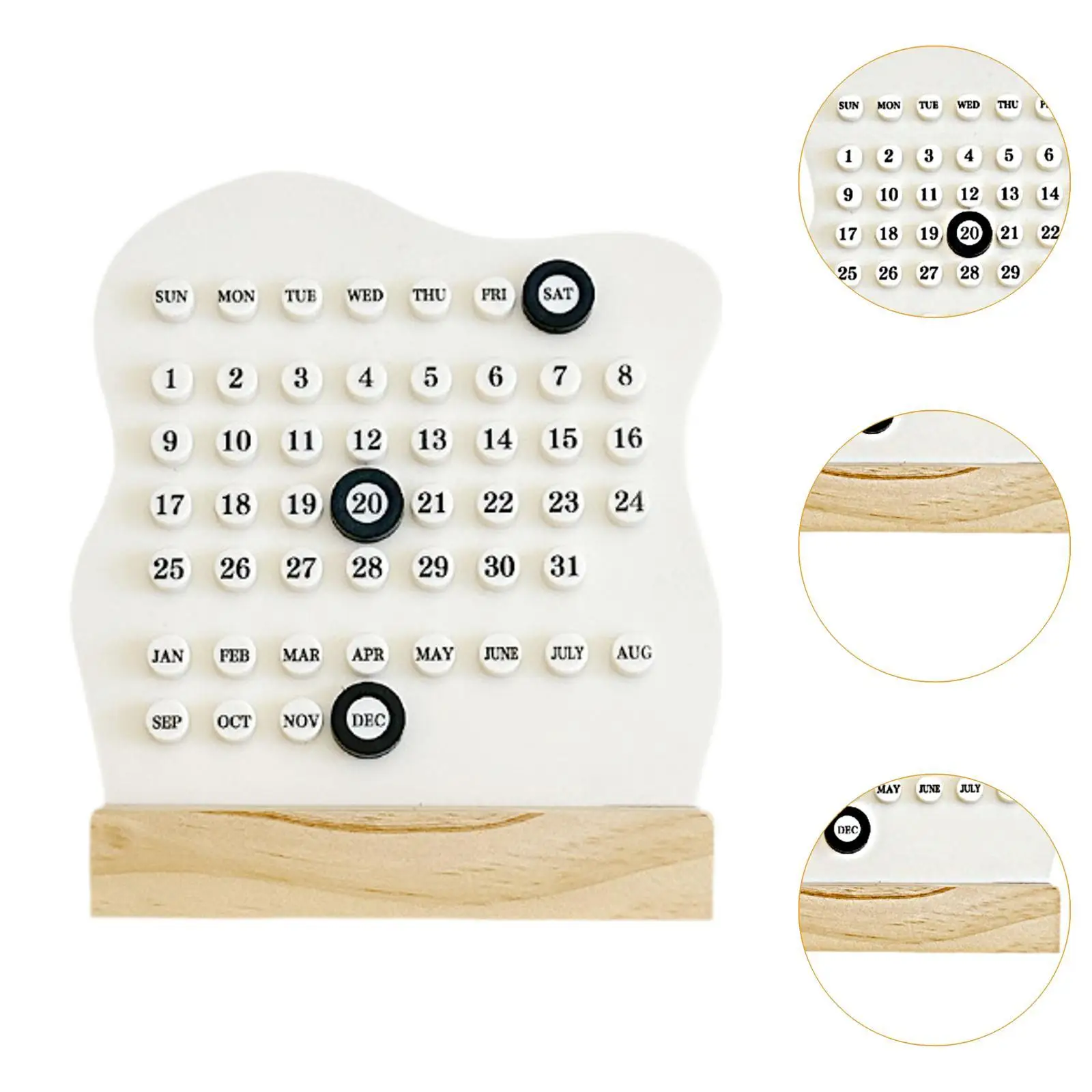 Desk Calendar Unique Creative Planner Calendar for Restaurant Kitchen Office