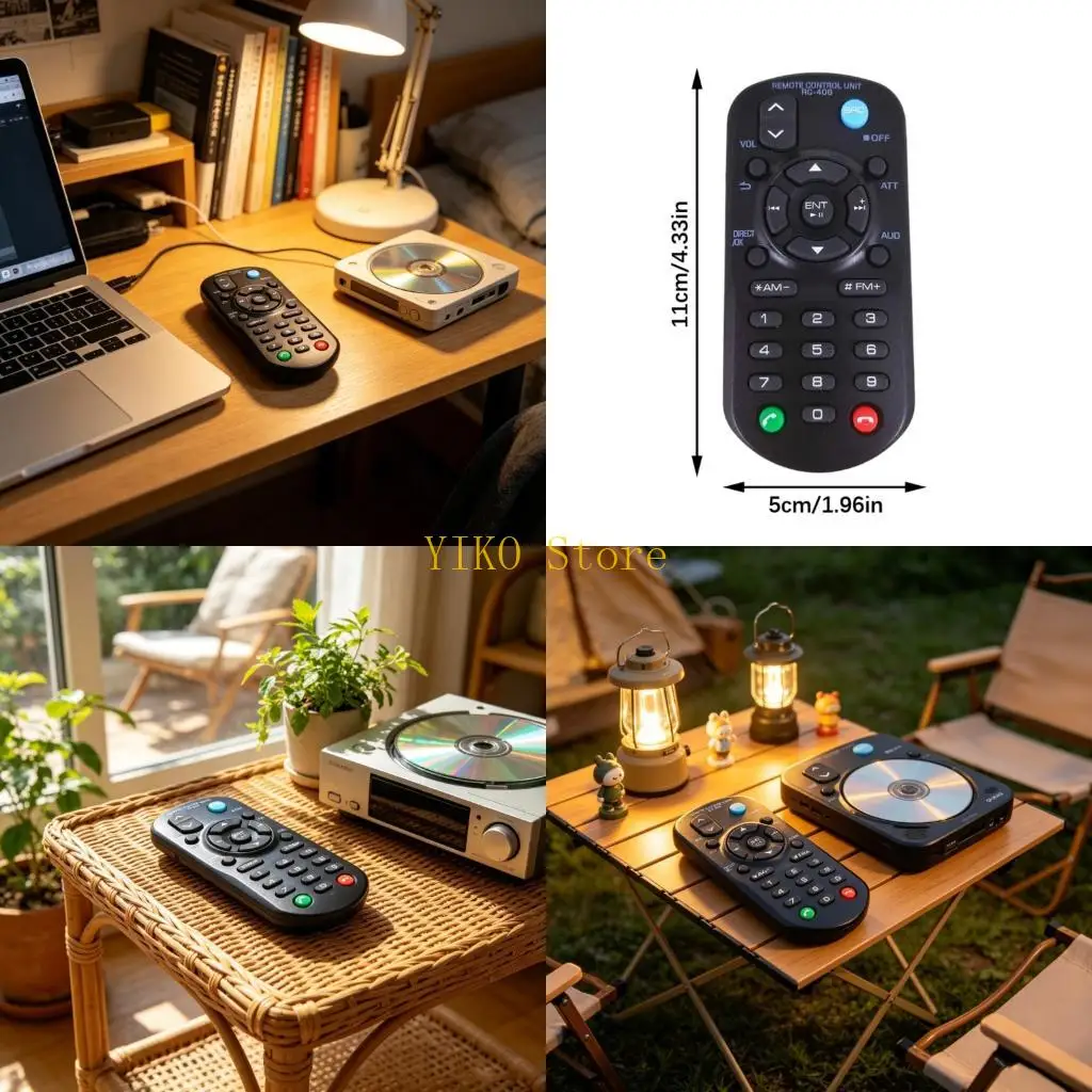 K32C RC406 Remote For DPX503BT KMMBT328 DPX524BT Disc Player Low Power Consumption