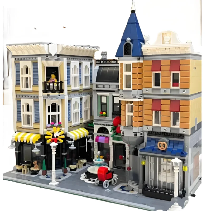 2026 Nieuwe Releases 4002 Stuks City StreetView Center Assembly Square 15019 Bouwstenen Bakstenen Kinder Verjaardagscadeau