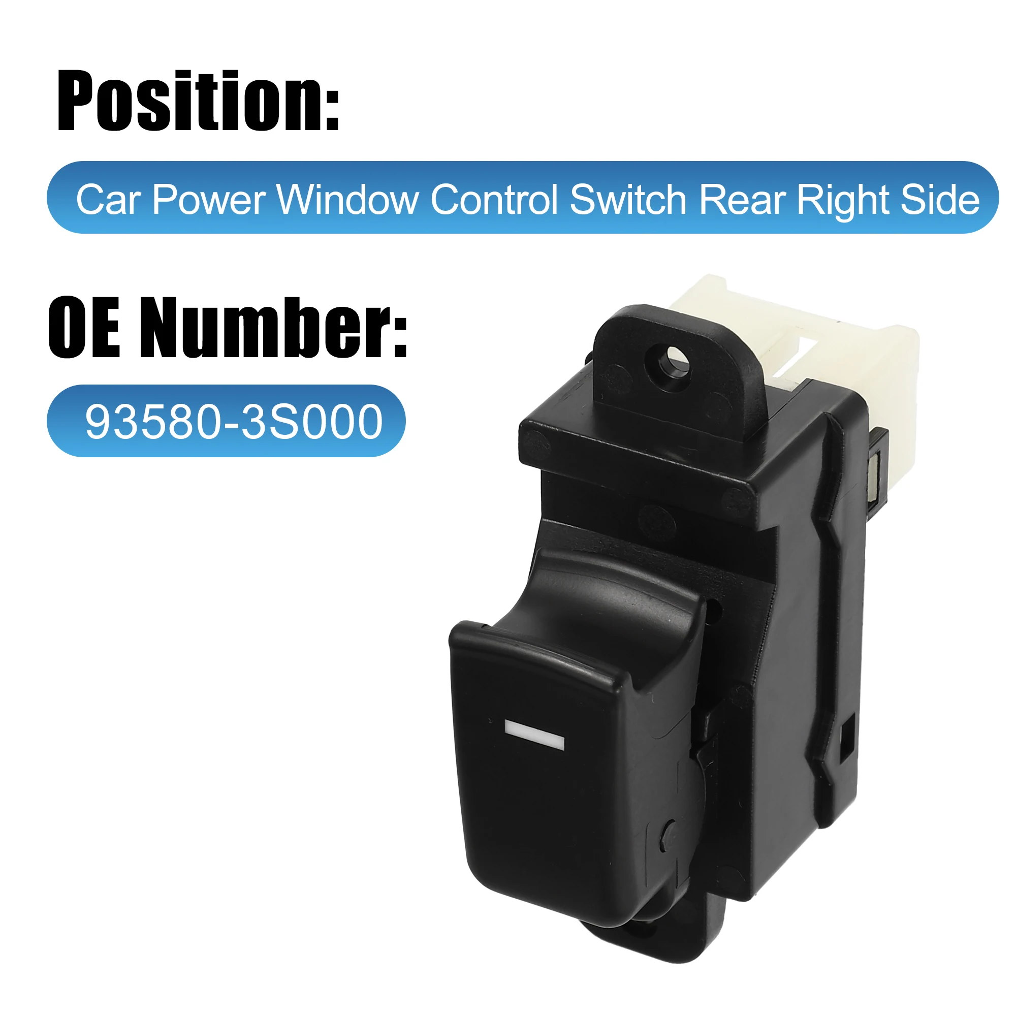 X Autohaux 93580-3S000 Car Power Window Switch Right Side for Hyundai Sonata 2011 2012 2013 2014 2015