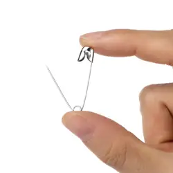 Safety Pins,50 Pack, Silver, Assorted Safety Pins,Small Safety Pins, Safety Pins Bulk, Large Safety Pins, Safety Pins for Clothe
