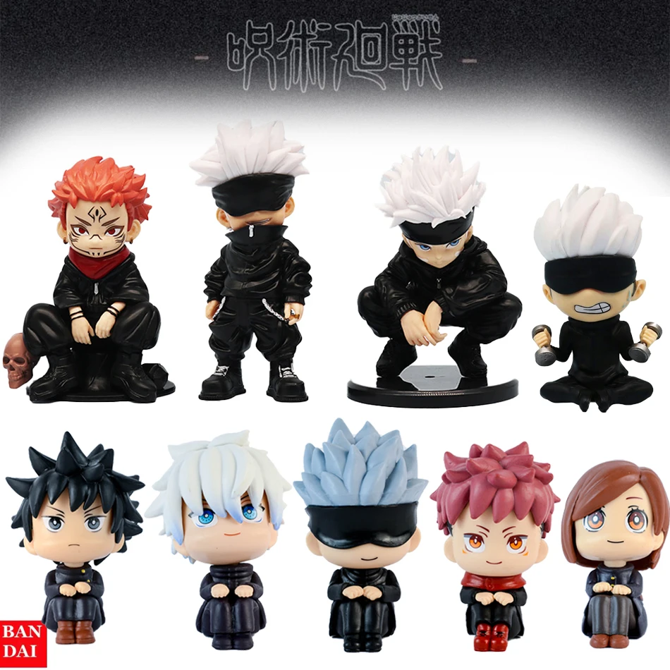 Anime Jujutsu Kaisen  Figure Itadori Yuji Gojo Satori Fushiguro Megumi Kugisaki  Kawaii Toy PVC Model Action Figure Kid Gift