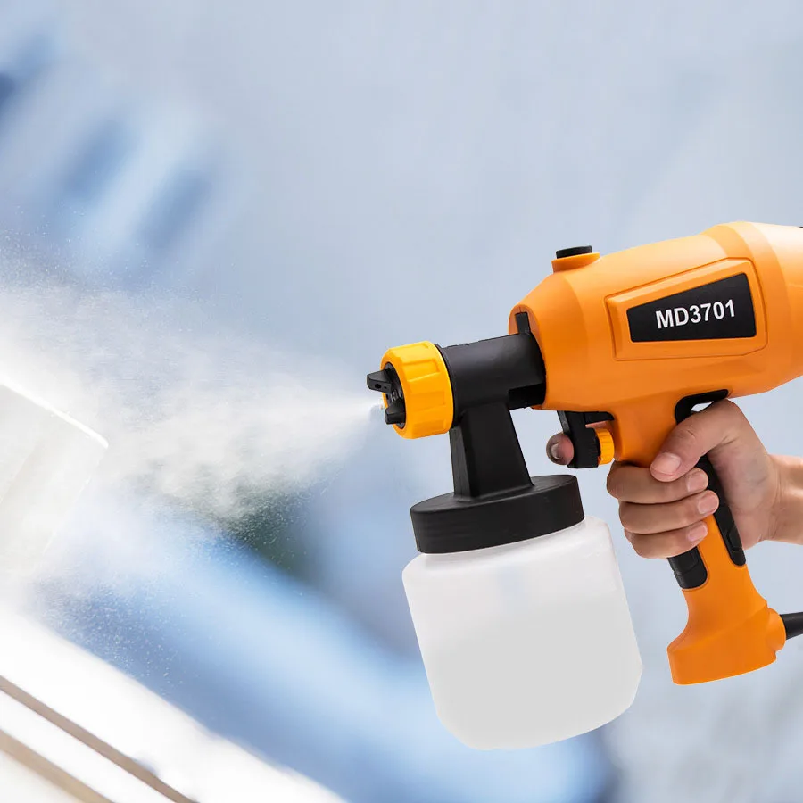 550W 800ml High Pressure Spray Gun Painting Compressor Machine Airless Latex Paint Sprayer Adjustable Flow Control