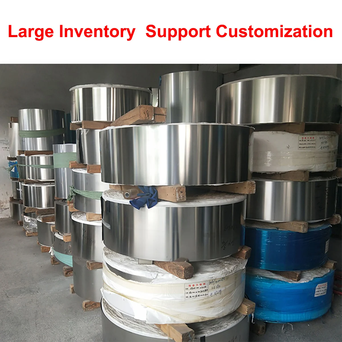 

Width 20mm 301 Stainless Steel Strip Thickness 0.1 ~ 2mm High Elasticity Stainless Steel Foil Strip Customizable Specifications