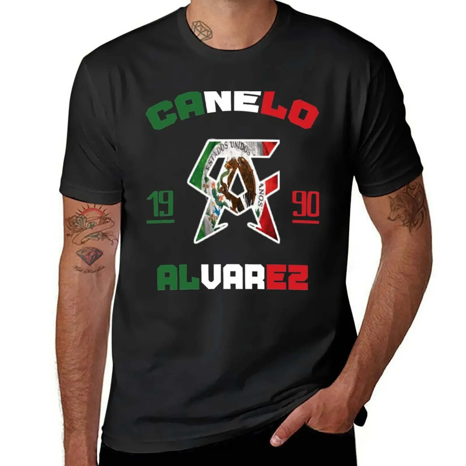 Canelo Alvarez T-Shirt for a boy Blouse customs design your own fitted t shirts for men