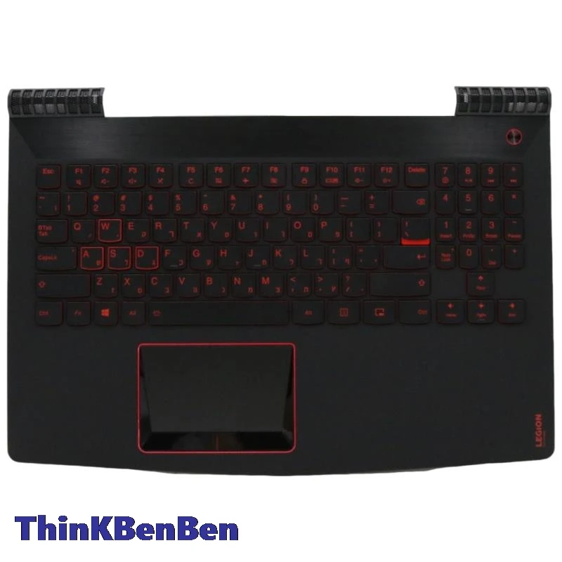 高品質の黒いキーボードカバー有名ブランドのシェルカバーhbhebrewilisraellenovoy520-15r720ikbn-15ikba5cb0n00270