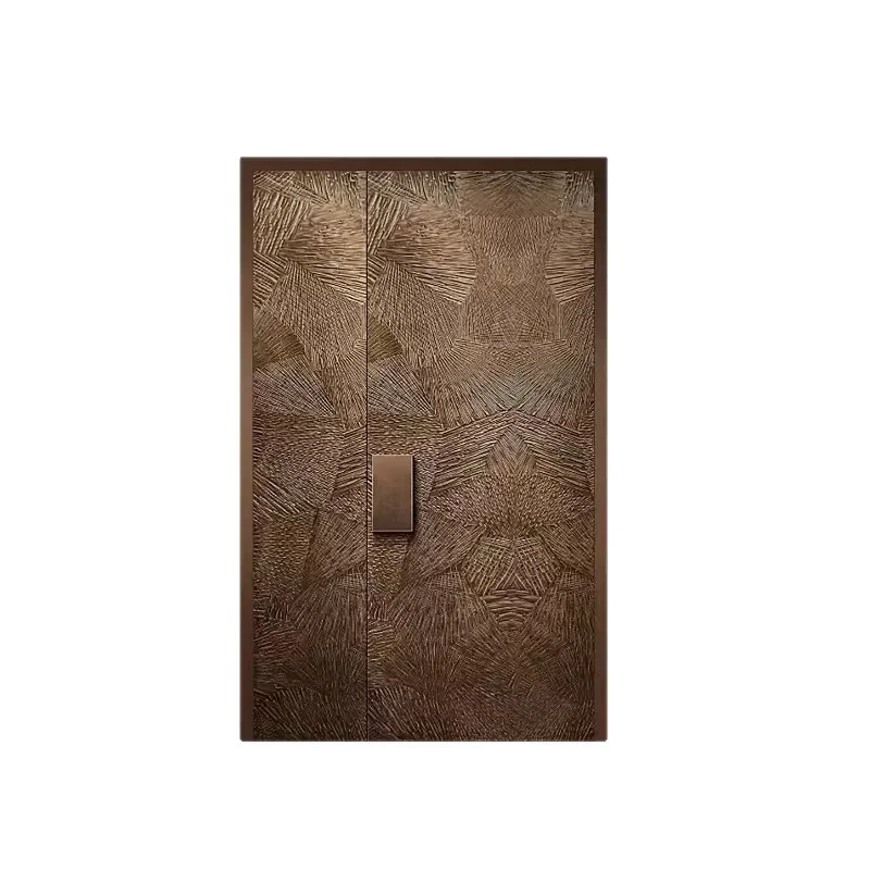 Cast Aluminum Entry Door Anti Theft Villa Entrance Exterior Front Gate Home Security Main Door
