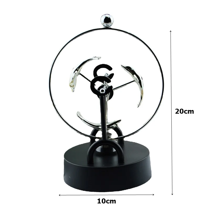 Newton Pendulum Balls Circular Perpetual Motion Magnetic Swinger Chaotic Pendulum Balance Ball Model Physics Teaching Supplies