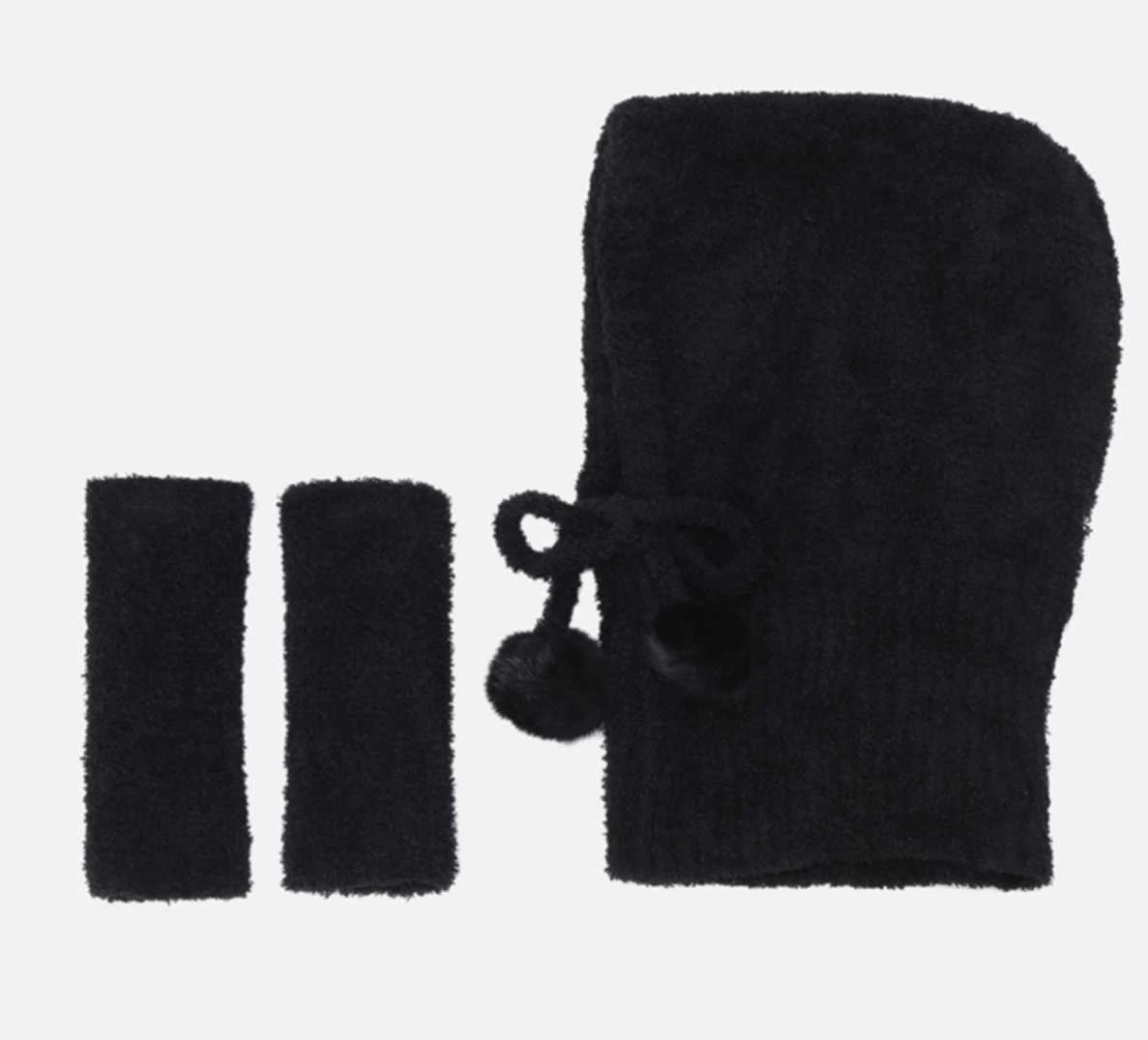 جولف متماسكة إيرفلاب قبعة المرأة قفازات واقية متماسكة الرقبة أدفأ ملابس الغولف مقنعين قبعة قبعة بيسبول الغولف #5