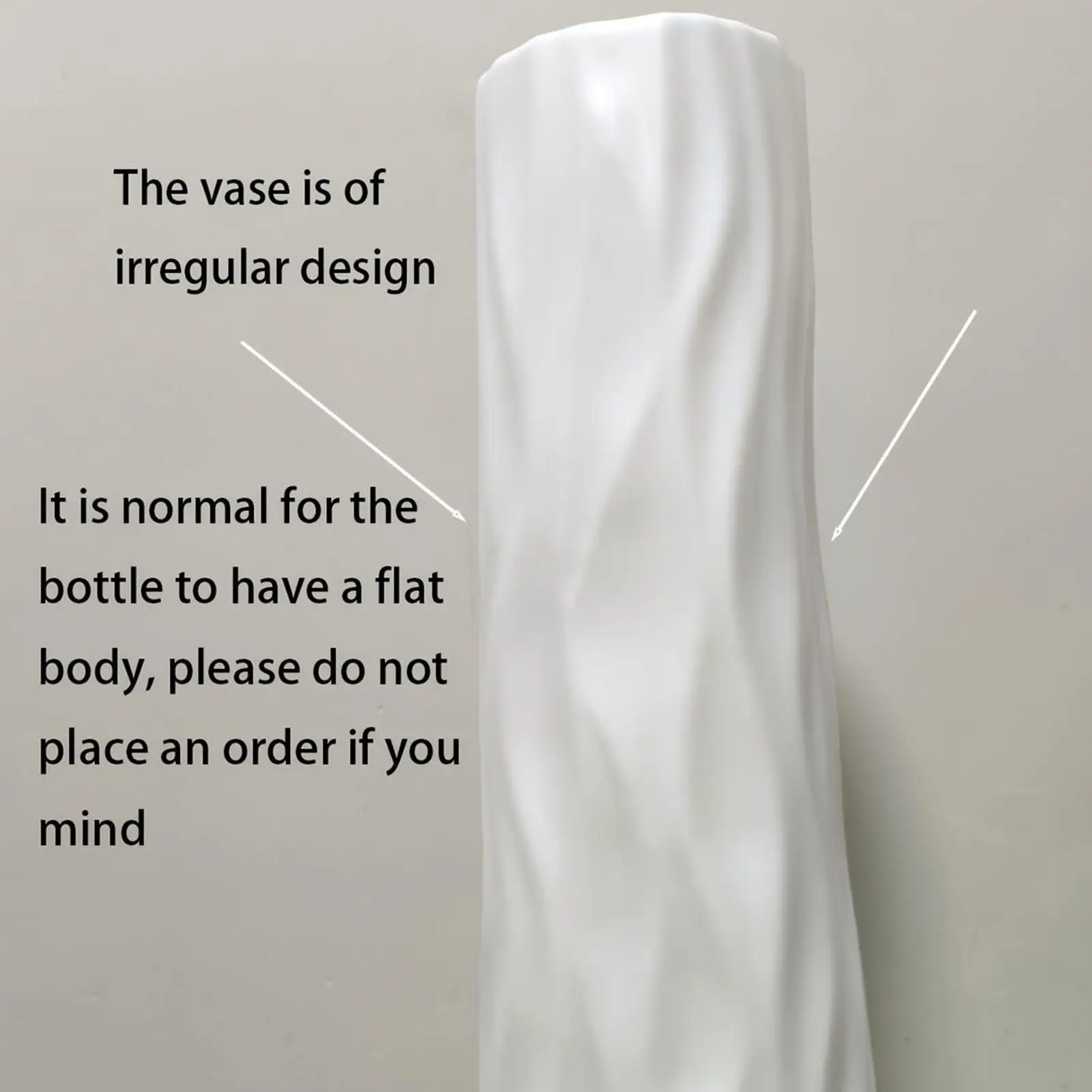 Hohe Bodenvasen mit 3D-Relief, Stehende Hydroponische Vase für Wohnzimmer, Küche, Schlafzimmer, Esszimmer und Eingangsbereich