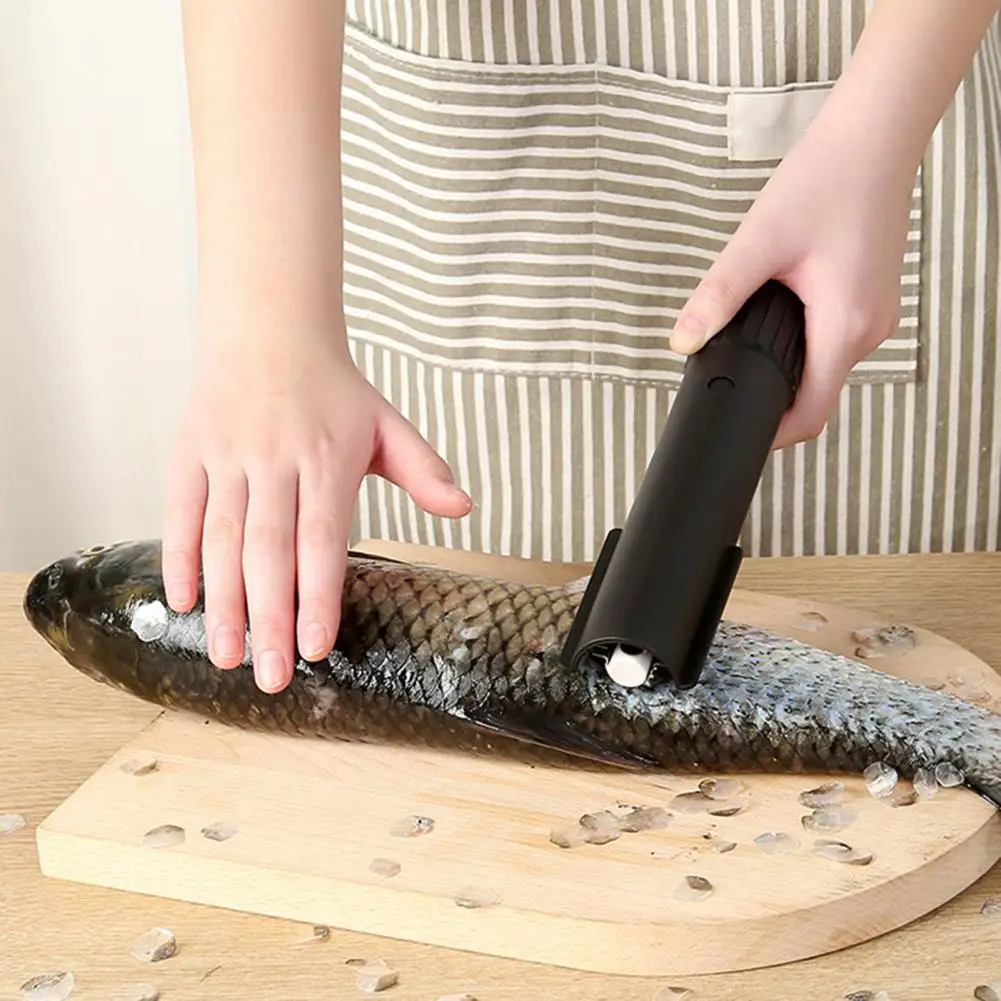 Máquina para Descamar Pescado, Descamador de Pescado Manual, Rallador de Coco, Diseño Anti-Salpicaduras, Herramienta para Limpiar Escamas de Pescado, Máquina para Desescamar Pescado