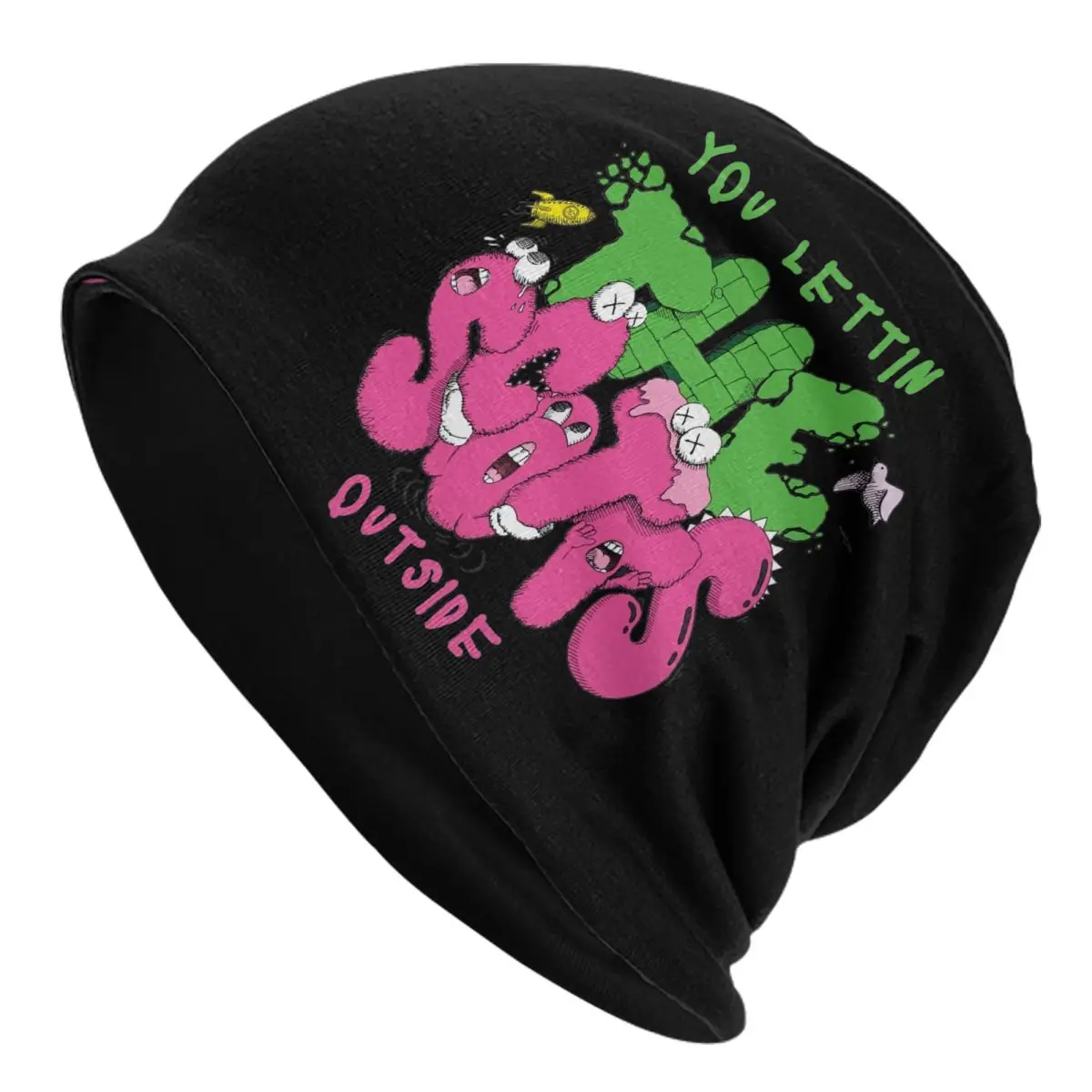 THE SCOTTS Cactus Jack Kid Cudi Skullies Beanies Hat Hip Hop Men Women Street Caps Warm Dual-use Bonnet