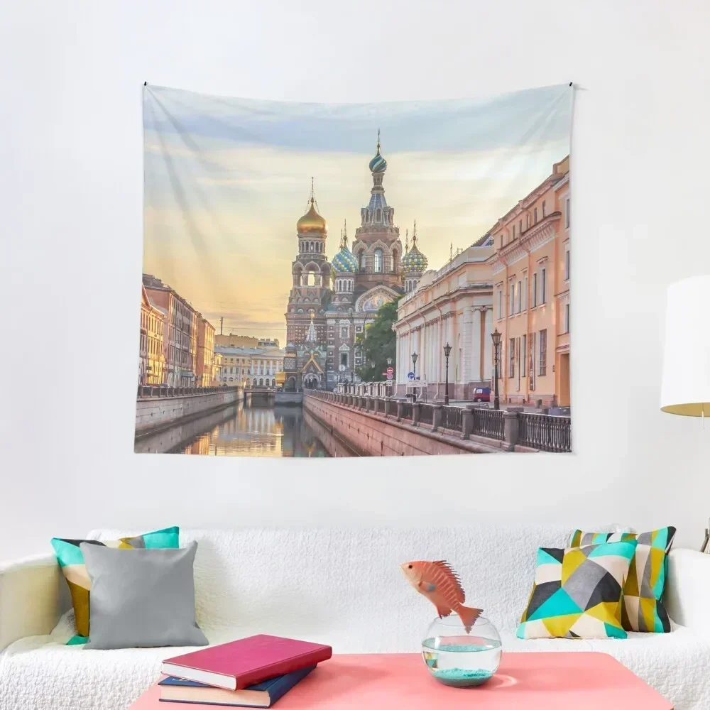

Church of the Savior on Blood, Saint Petersburg, Russia Tapestry Wall Decor Bed Room Decoration Tapestry