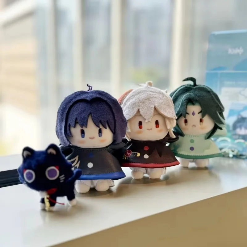 Genuine In Stock Genshin Impact Frolic In The Rain Series Plush Pendant Toy Backpack Decoration Collection Surprise Fan'S Gifts